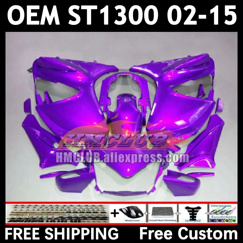 STX1300 For HONDA Pan European ST1300 88No.95 ST-1300 ST 1300 02 03 04 05 06 metal purple 07 08 09 2010 2011 2012 2015 Fairings