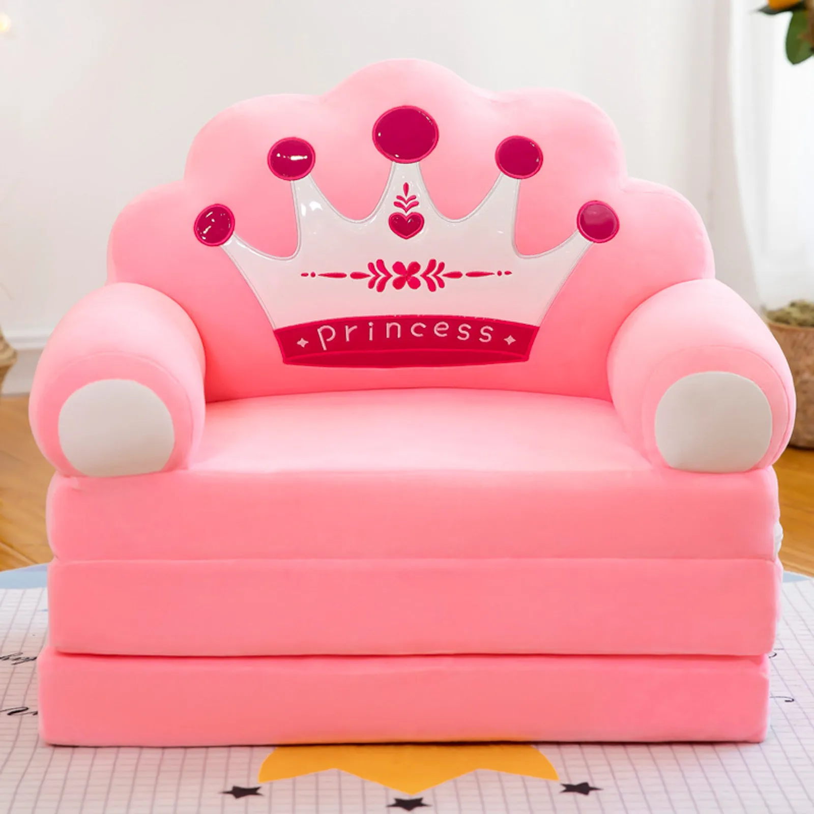 Kids Sofa Cover Without Liner Fille Foldable Backrest Armchair Foldable Wedge Seat Cushions Large Couch Pillows Car Seat Cover