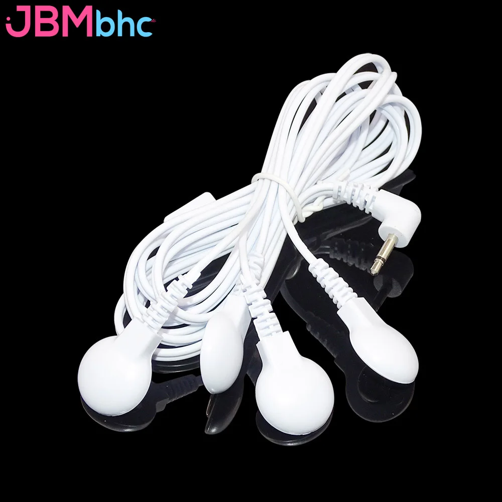 2/4 Way EMS Machine Massager Button Cable Electrode Electrode Pads Standard Connection Massage for TENS Unit Lead Wires Cables