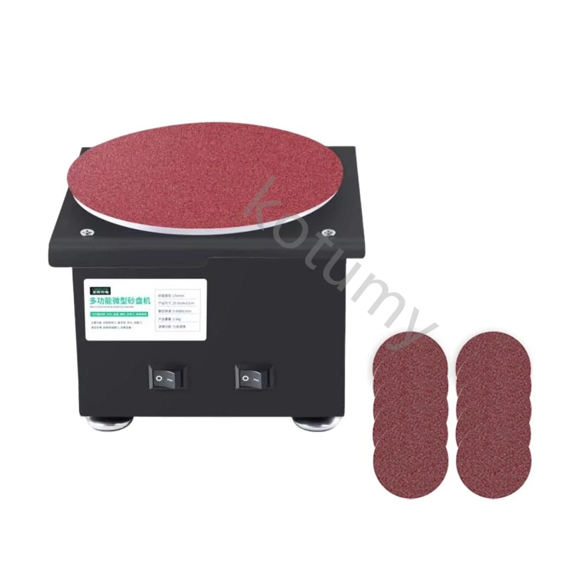 Mini Belt Disc Sander Sanding Machine High-Speed Sand Disc Machine  Multifunctional Grinder Power Tool