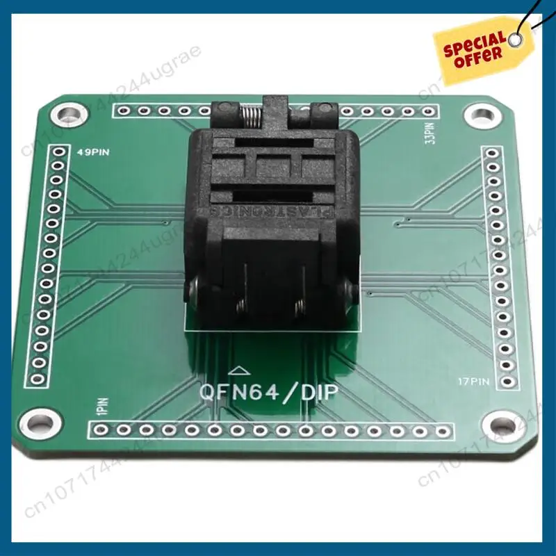 -A15I Plastronics IC Test Adapter 64QN50S19090 - QFN64 To DIP, 0.5Mm Pitch, Perfect For 9X9mm IC Package Burn-In view 3