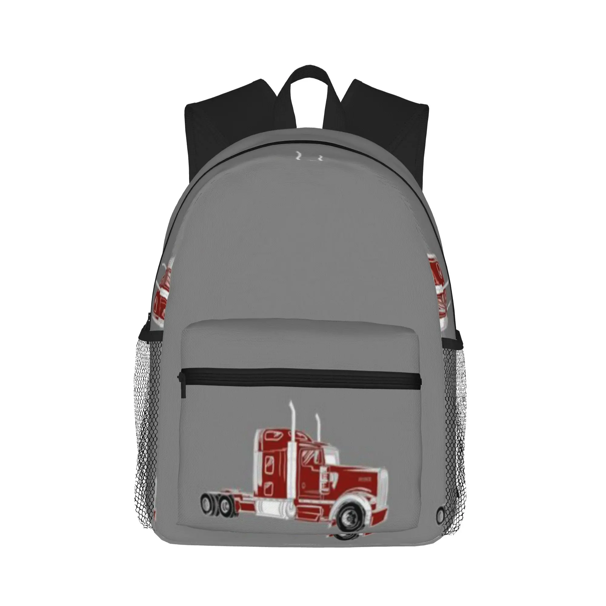 

American Kenworth Truck Casual Backpack for Students and Adults Men's backpack