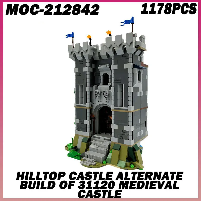 

1178PCS MOC-212842 Medieval Castle Brick and block education birthday gift, building model, daily gift, street view toy，particle