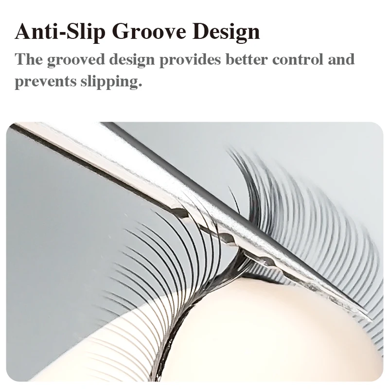 DIYDAY ジグザグピンセット プレミアムステンレス製まつげピンセット 滑り止め溝デザイン 完璧な分離 まつげエクステピンセット