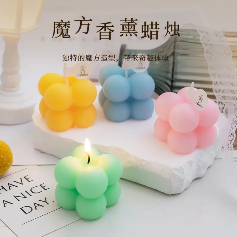 1PC Aromatherapy Candle Gift for Guests At Weddings Creative Decoration Atmosphere Pleasant Fragrance Shape Scented Candles