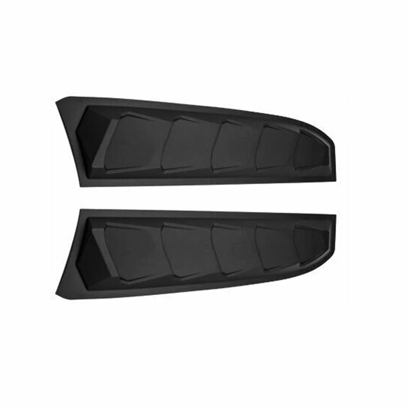 Car Matte Black ABS Window Louvers Shutters Cover for Honda Civic Sedan 2016-2020