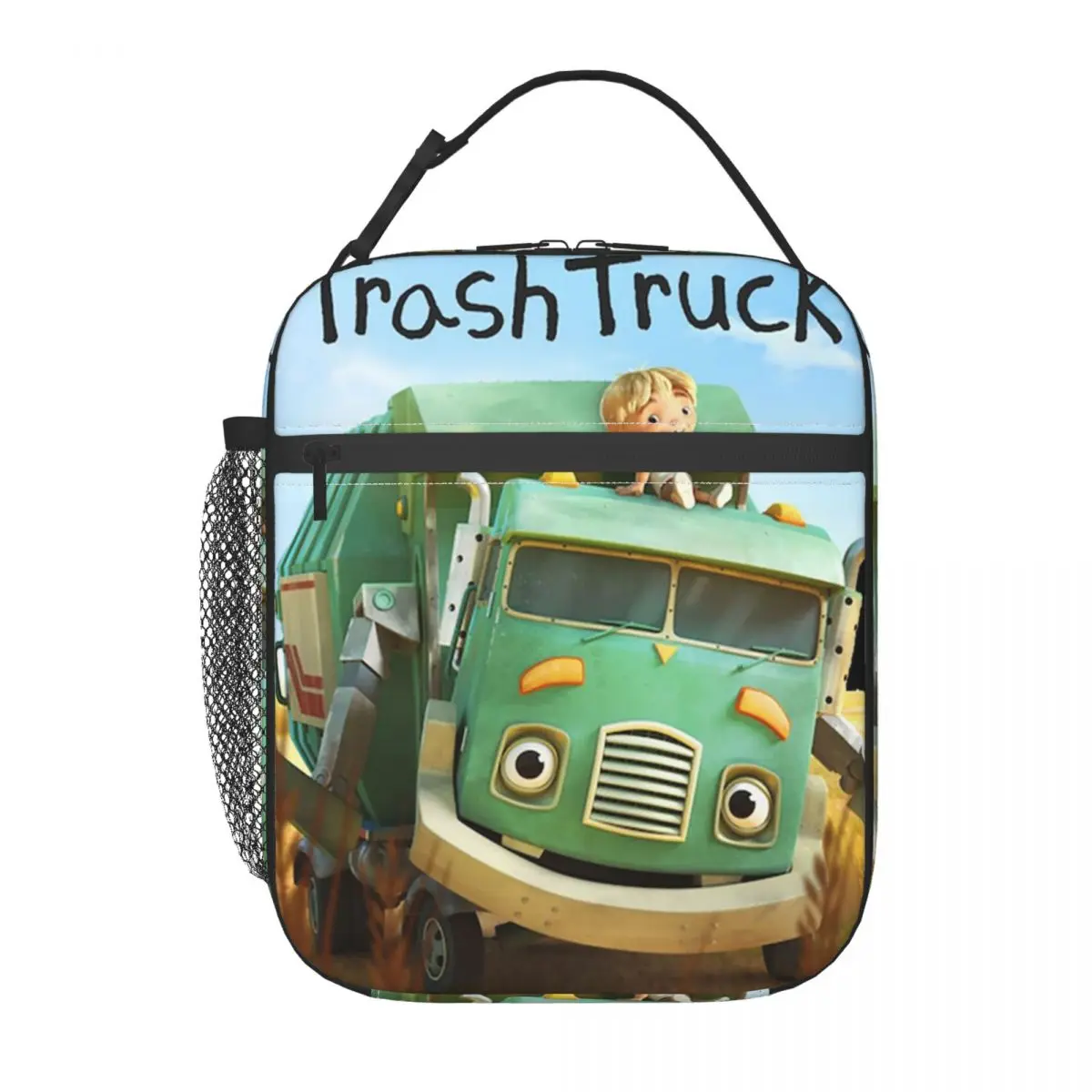 Hank And Trash Truck Cartoon Insulated Lunch Bag for Women Children Portable Food Boxes Thermal Lunch Box Tote