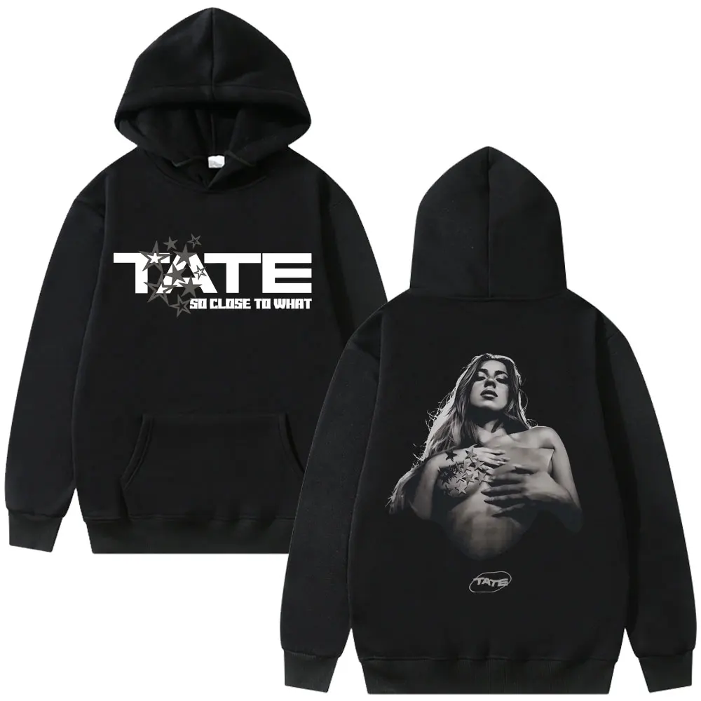 Tate McRae 2025 Concert So Close To What Album Hoodie Miss Possessive Sweatshirt Men's Vintage Oversized Hoodies Gift for Fans