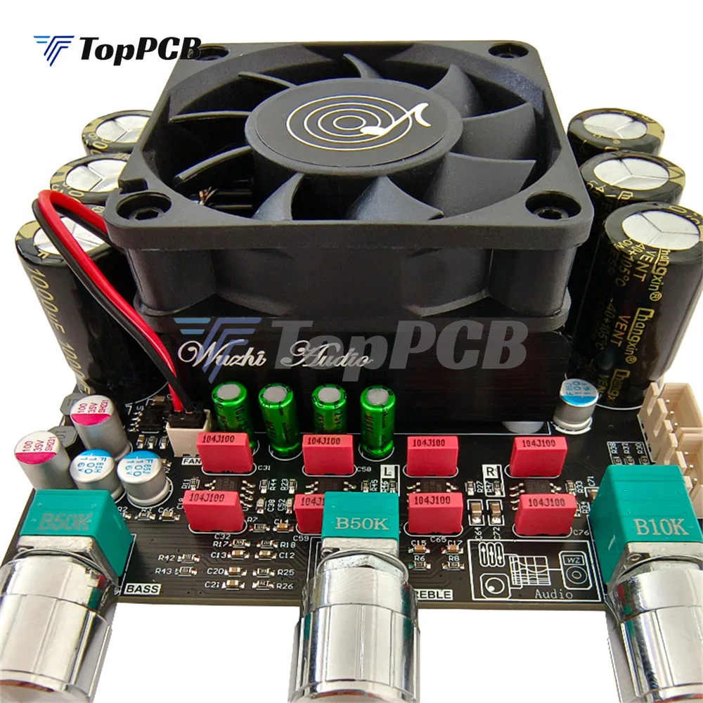 TPA3255 300W + 300W Stereo Bluetooth Audio Sound Power Amplifier Board Treble Bass for Car Karaoke Smart Home Theater Subwoofer