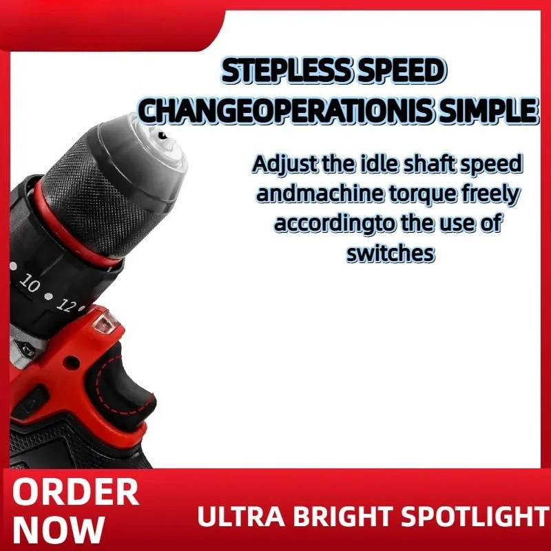 150N.m Pequeno Furadeira Elétrica sem escova Furadeira de Impacto Sem Fio da Equipe de Decoração de Energia utiliza Ferramenta Para Bateria Milwaukee