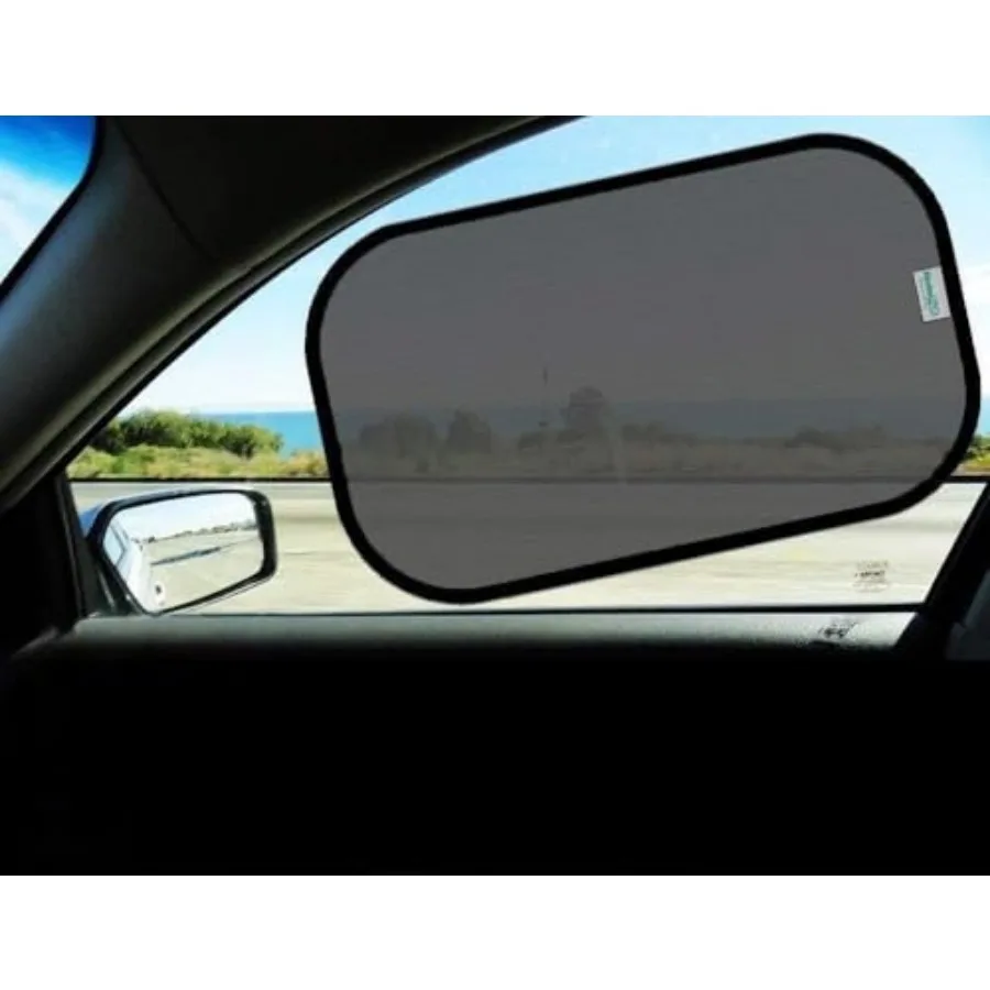 

Car Window Shades - Certified 99.79% UVA and 99.95% UVB Sun Protection. Award Winning car Sun Shade for Side Windows. 4 Pack Tr