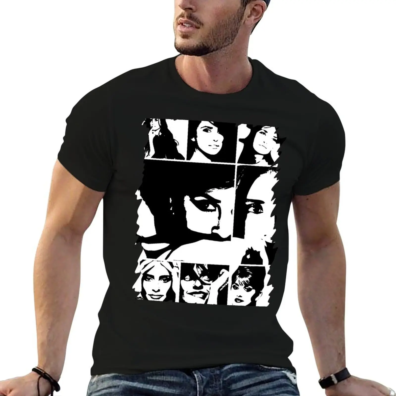 Penelope Cruz - Art T-Shirt Stylish Print Short Sleeve Tee