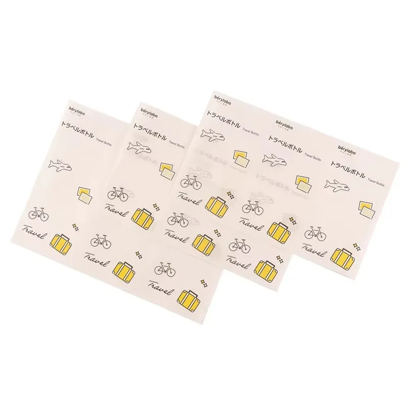 Custom Transparent PET Stickers | Die-cut Labels | UV Printed | Waterproof Adhesive | Cosmetic Sticker Sheet