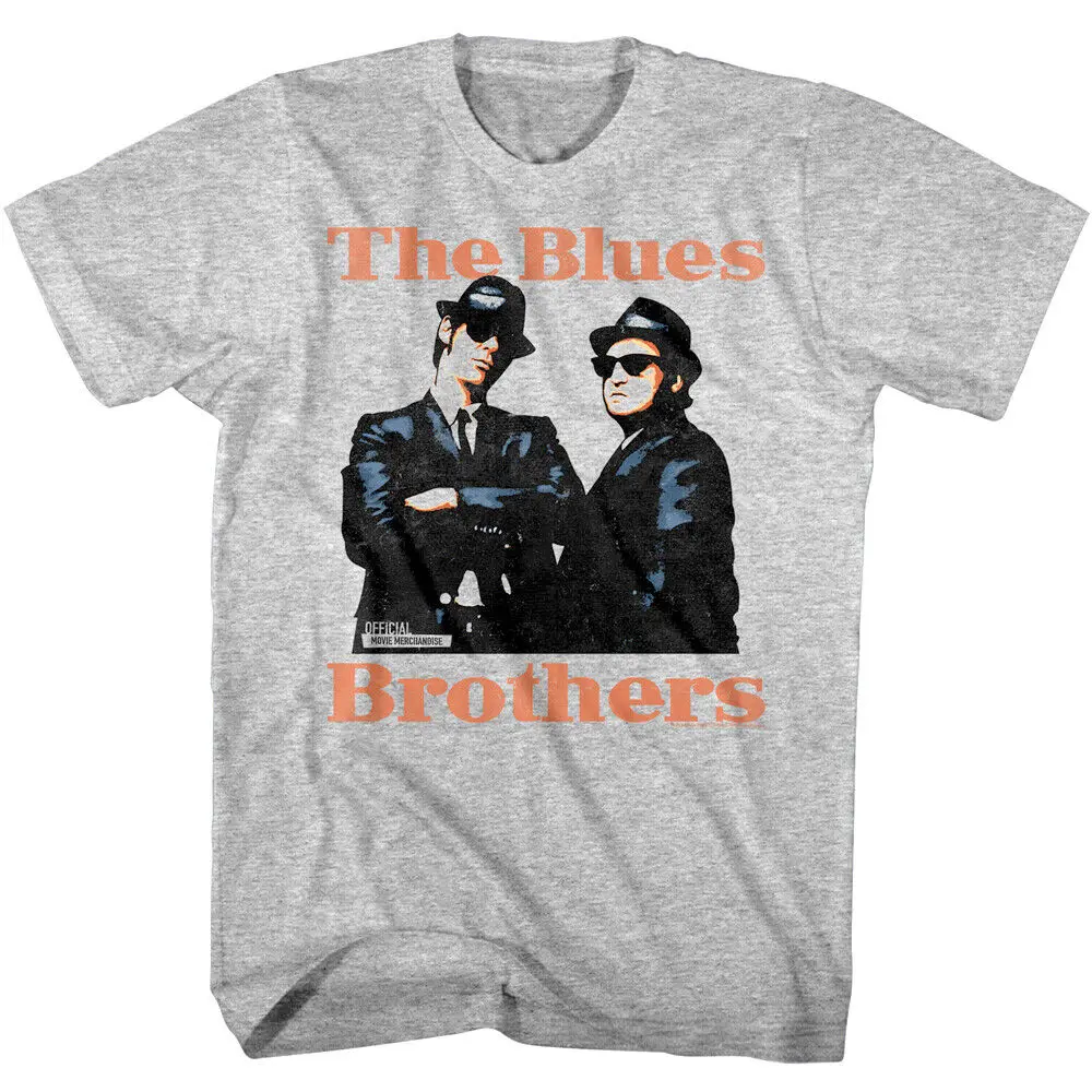 Faded Halftone Jake And Elwood Blues Brothers Official Movie Merchandise T-Shirt