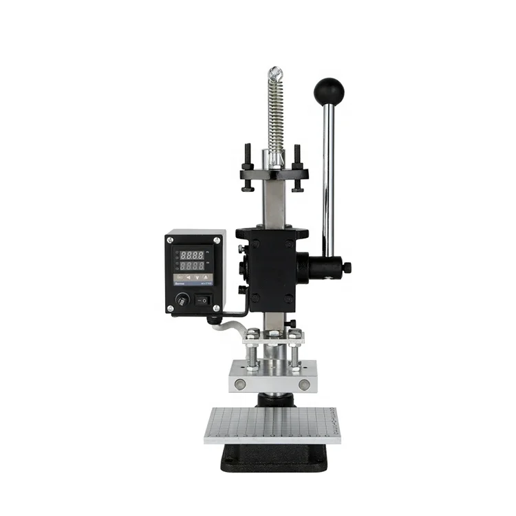 آلة طباعة وختم ساخن من رقائق الجلد اليدوية الصغيرة عالية الجودة من TLF بوزن 8 كجم