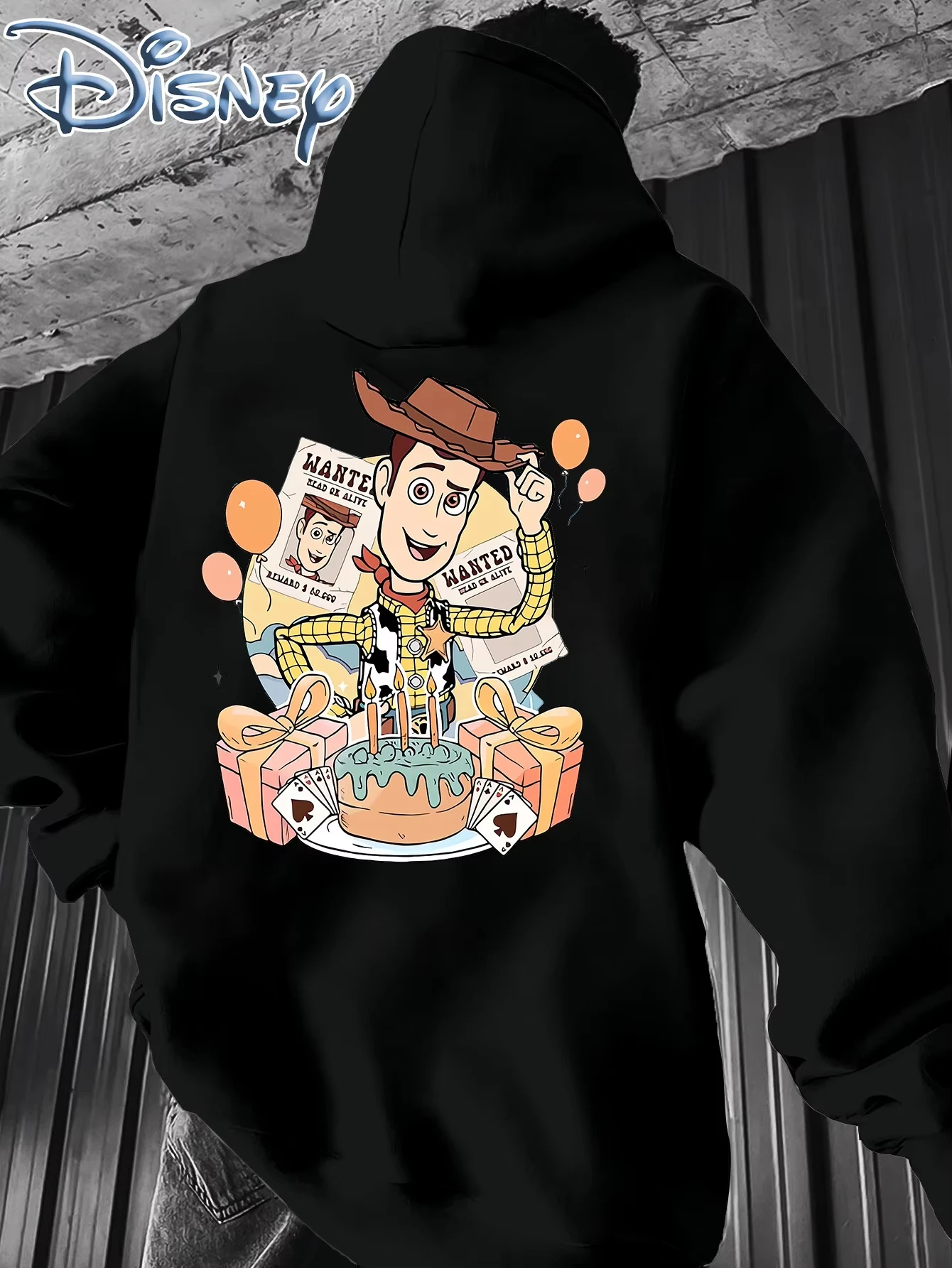 

Disney Toy Story Woody Pattern Hoodie Autumn Winter Casual Unisex Pullover Sweatshirt Tracksuit Clothing Hoody Oversized