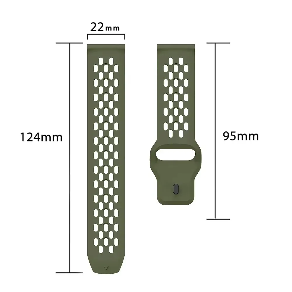 22mm Silicone sports timepiece strap for Huawei watch GT4 46mm Official watchbands for Huawei watch GT Runner strap