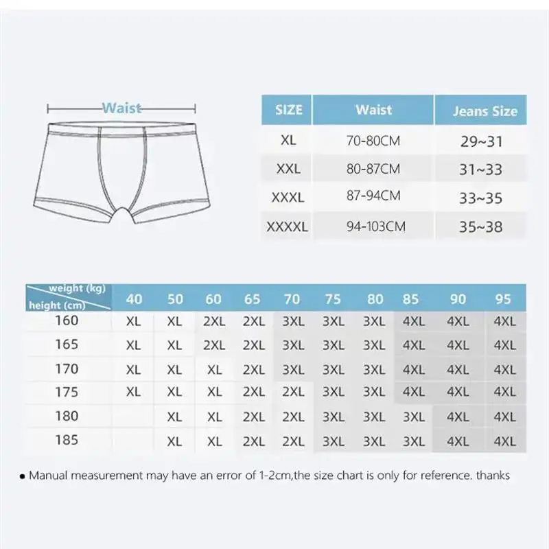 Boxer en soie de lait pour hommes, sous-vêtements Sexy, tissu doux et confortable, imprimé à la mode, respirant, antibactérien, 8 pièces/lot