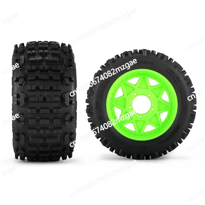 4Pcs 152mm 1/8 1/10 Monster Truck Tire with 12/14/17mm Wheel Hex for TRAXXAS Sledge E-Revo ARRMA KRATON Outcast