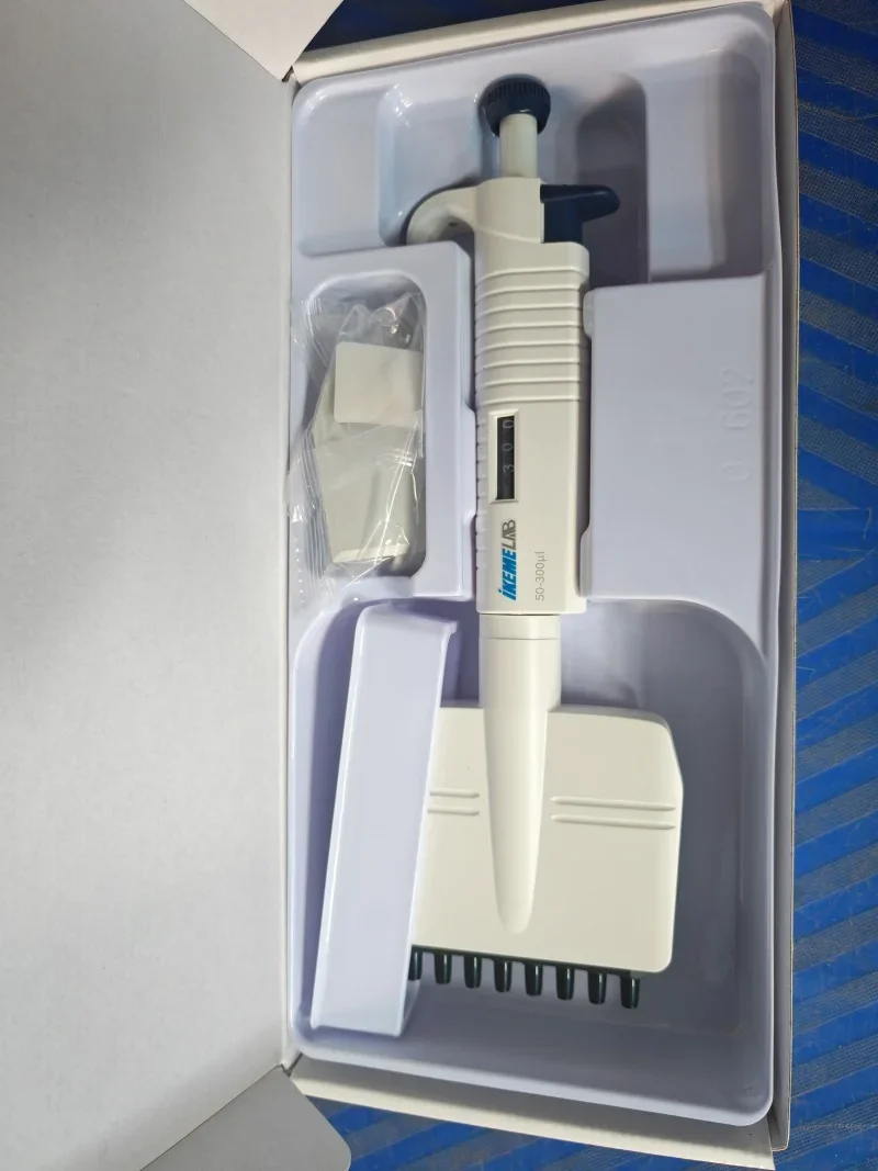 

IKEME 12/8 Channel Micropipette Adjustable Fully Autoclavable Manual Pipette School Chemical Laboratory multichannel pipette Hot