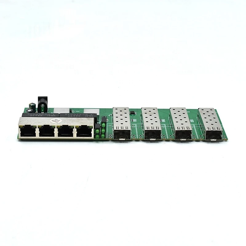 Gigabit Ethernet Switch, Fiber Optical Switch, 4 x SFP Port, 4RJ45, 10/100/1000M PCB Board