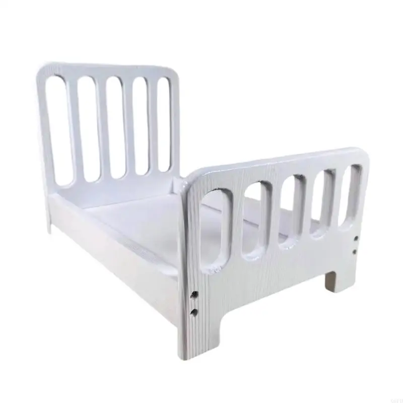 Newborns Photography Wooden Bed Props for Studio and Outdoor Photoshoots Posing Furniture Assist Posing Crib