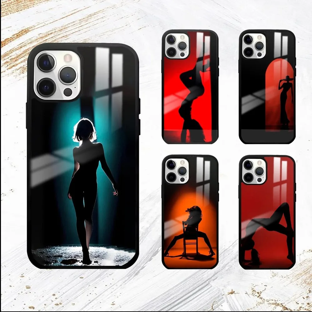 Sexy Back Killer Phone Case For iPhone 16 15 14 13 12 11 Pro Max Plus Mini PC Fashion High Quality mirror phone case