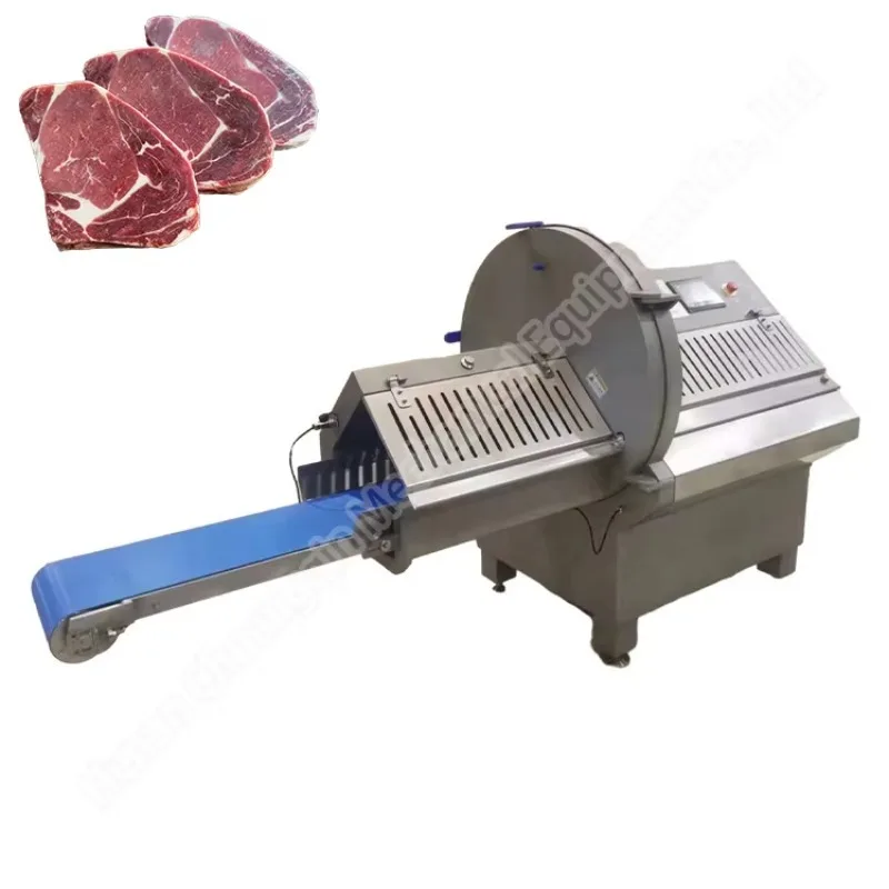Fully Automatic Cheese, Bacon, Steak, And Beef Slicer Industrial Frozen Meat Slicing Equipment 1mm Imported Parts