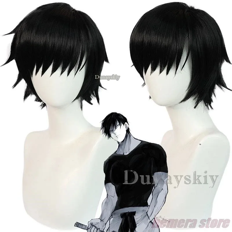 Cyanime papel fushiguro cosplay toji traje adulto unisex manga curta calças superiores terno uniforme de halloween festa