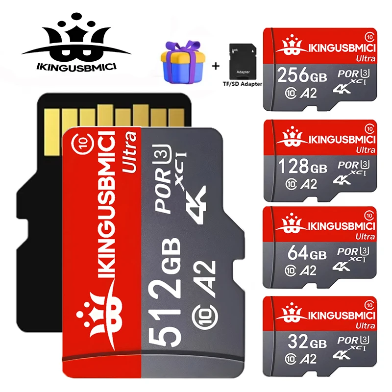 Drone Class Premium 10 Speed Quality Flash Tf High Original Fast Durable Card Reliable Camera High Flash U3 32-64-128-256-512gb