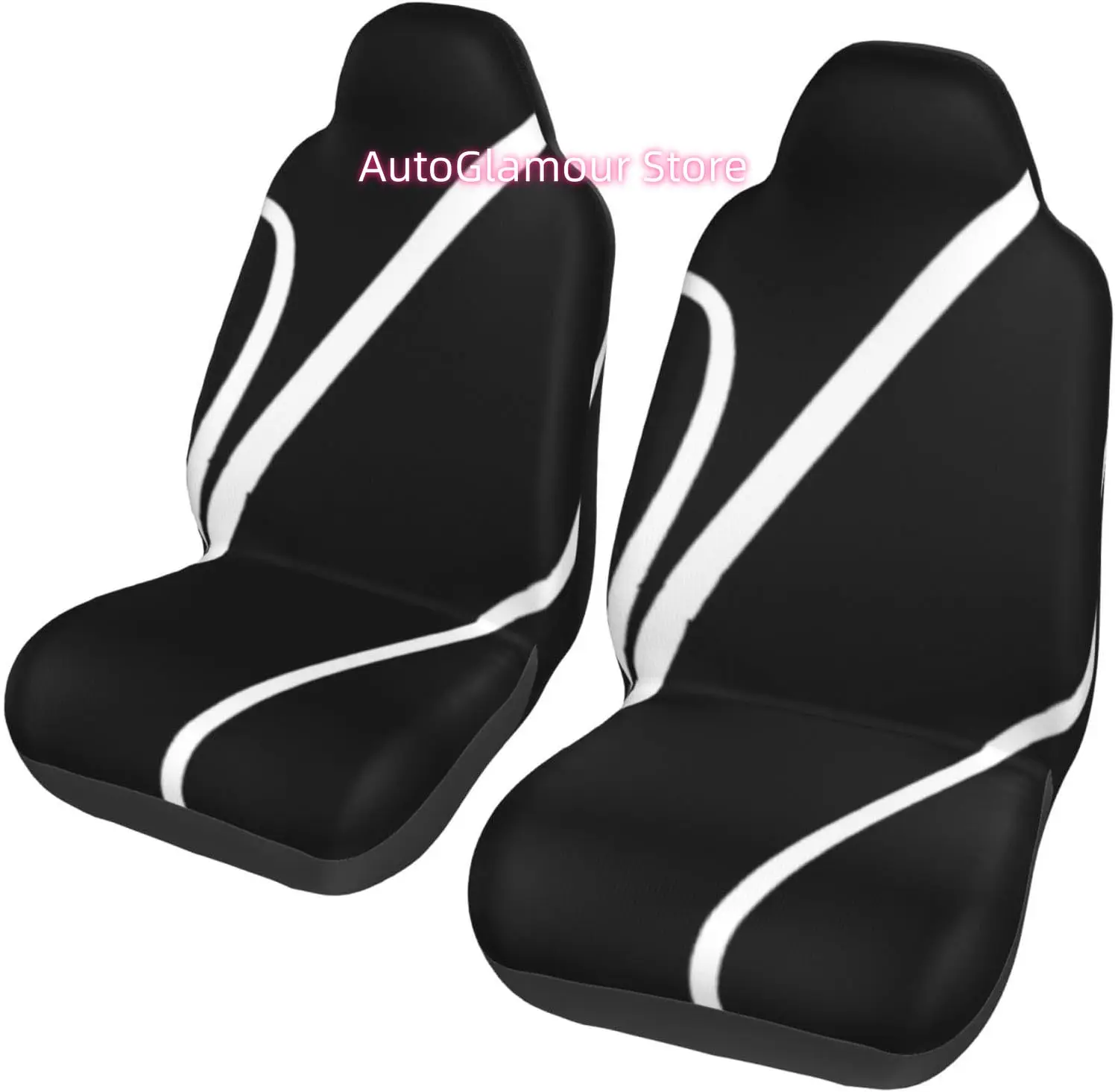 Get Naked (27) 2-Piece   Seat Cover Complete Set - Elastic Seat Protection Cover for Cars, Trucks, Suvs, and Trucks