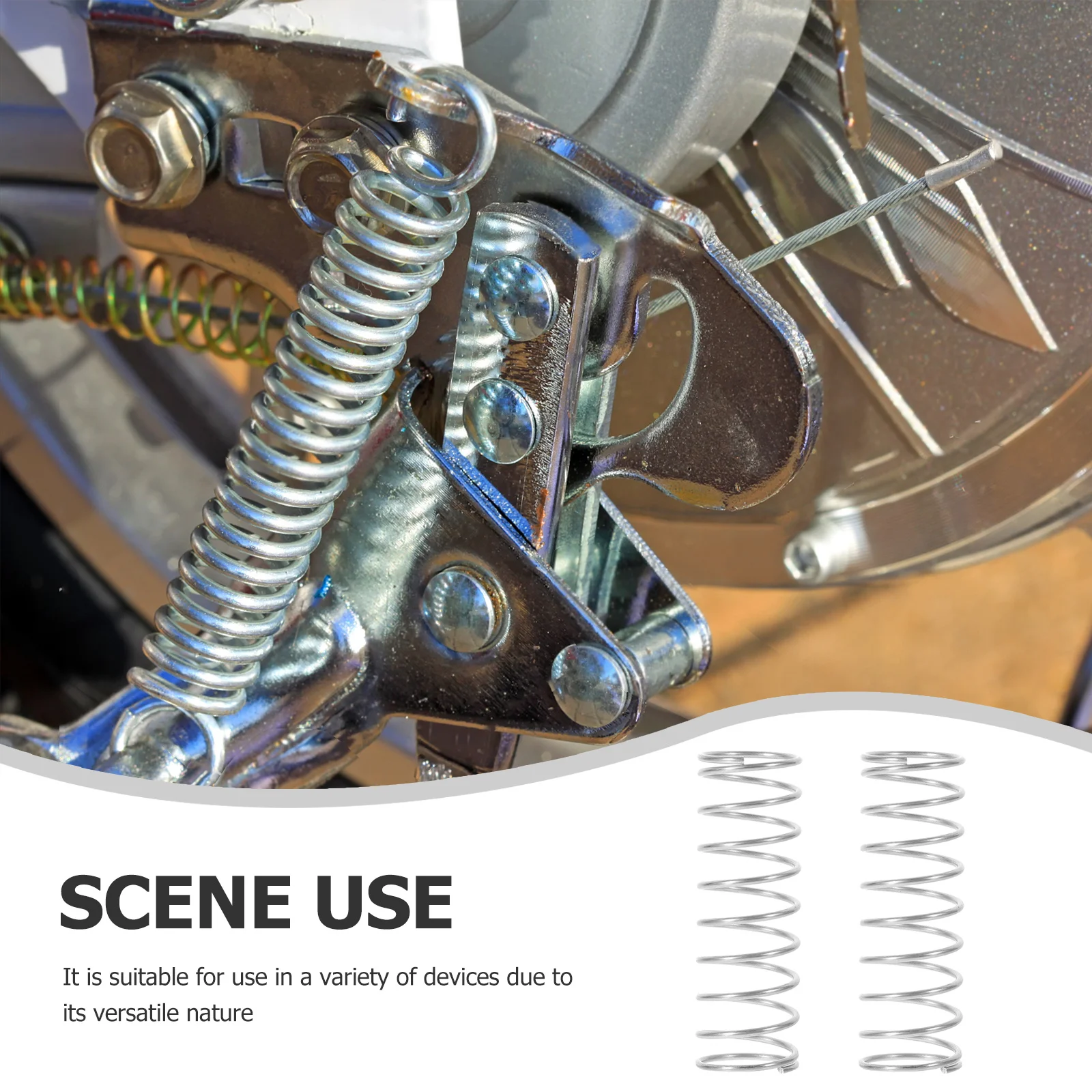 

10 шт. компактные пружины сжатия из нержавеющей стали со стабильной эластичной силой для различных устройств, механические пружины сжатия