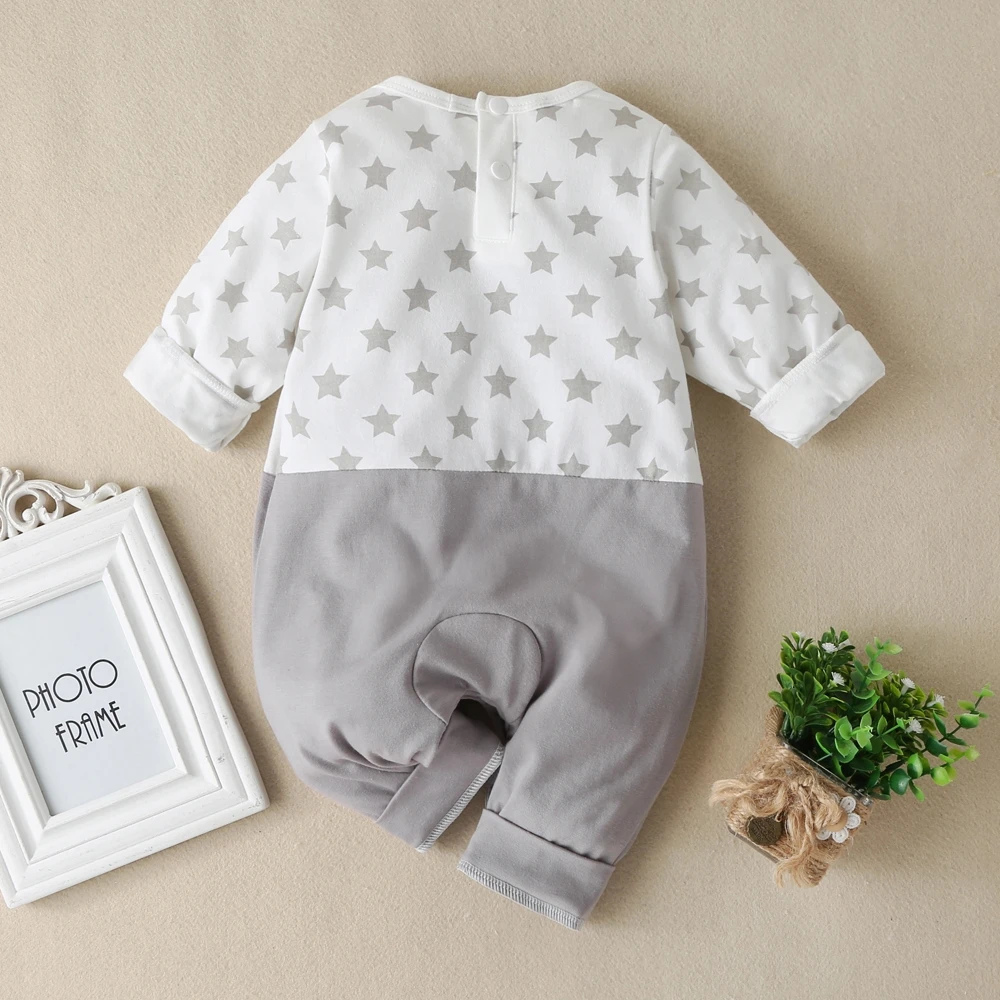 2023 New Newborn Baby Rompers Long Sleeve Elephant Love-Heart Casual Clothes Boys Girls Cotton One Piece Jumpsuit High Quality