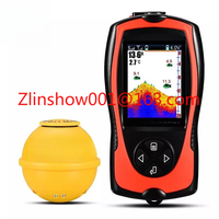 Rechargeable Wireless Sonar for Fishing 45m Water Depth Echo Sounder Fishing Finder Portable Fish Finder