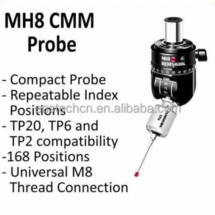 Brandneuer Original Renishaw MH8 Manual Indexing Probe Head M8 Thread Probe Connection CMM Probe A-1332-0002