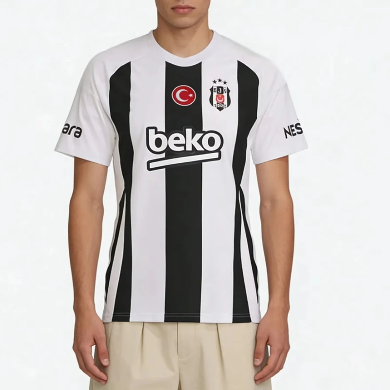 Besiktas Football Summer Classic Casual Men's Women's Short Sleeve Children's Adults Parent Child Quick Drying TShirt Top Tee