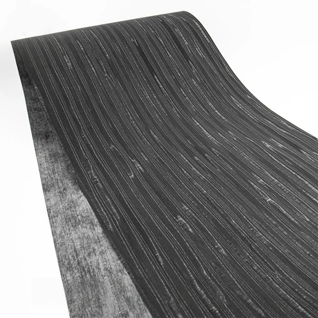 قشرة خشبية هندسية من اللؤلؤ الأسود مقاس 58 × 250 سم لتجديد الأثاث والديكور الداخلي ومشاريع إعادة تشكيل الفنادق #2