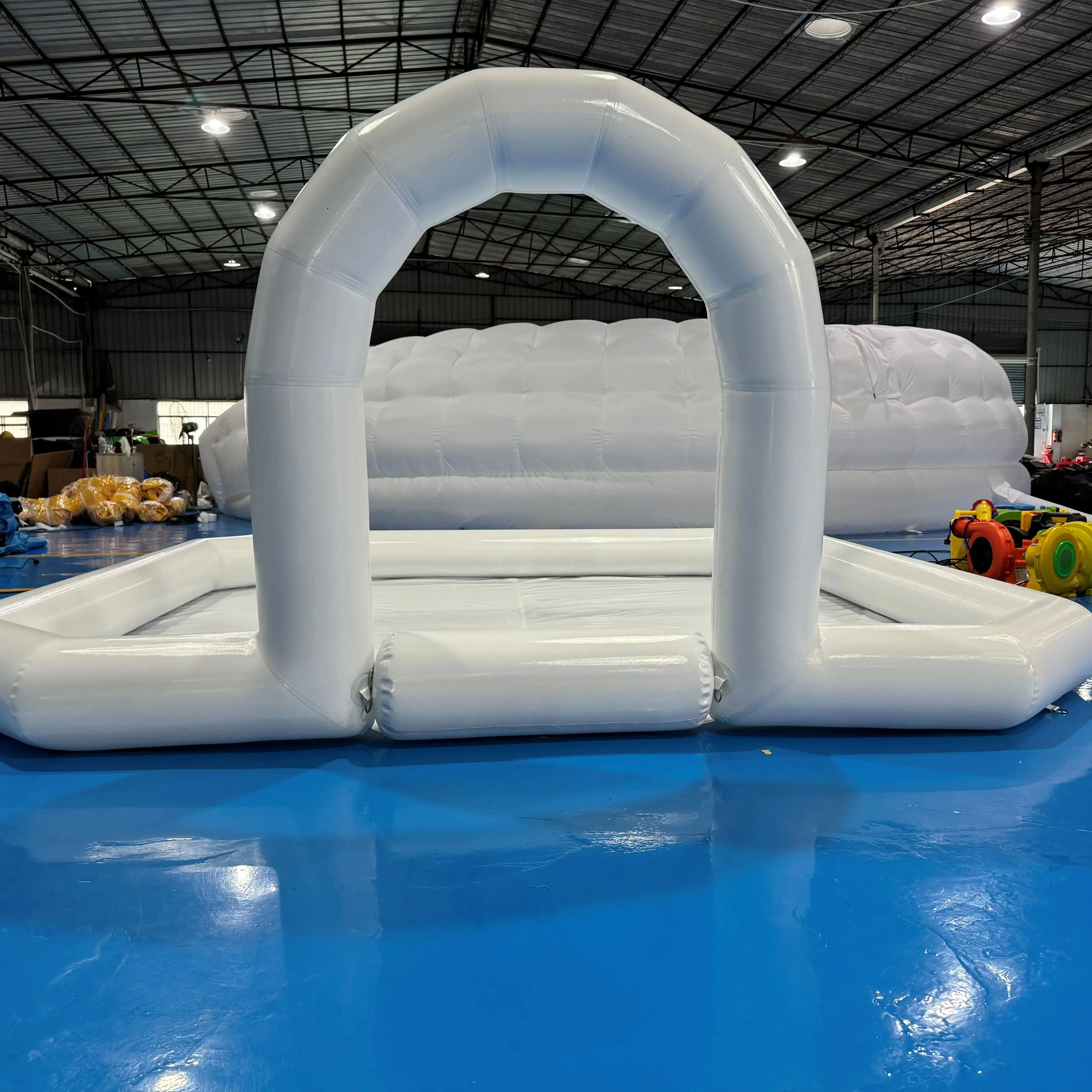 PVC سميكة ملاهي نفخ سيارة ممتصة للصدمات المسار سباق السيارات المسارات للأطفال سيارة ممتصة للصدمات قابلة للنفخ #3