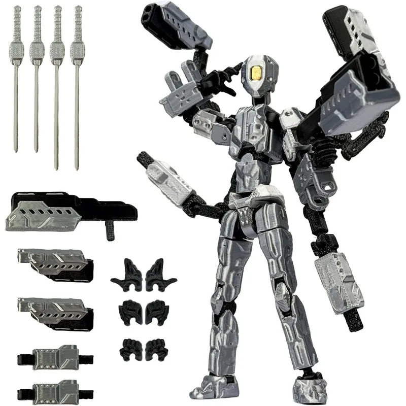 Assembly Completed T13 Action Figure T13 Robo 13 Action Figures Gift for Collectors Desktop Decoration Birthday Gift