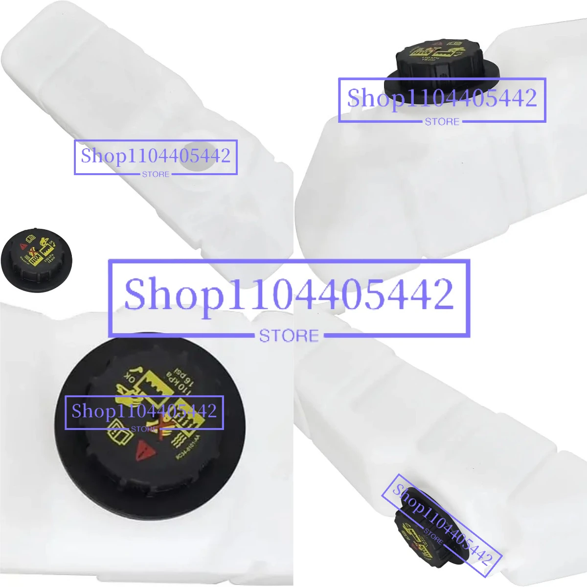 

6732375 Coolant Tank Water Radiator Reservoir Expansion Tank Replaces for Skid Steer Loader S150 S175 S185