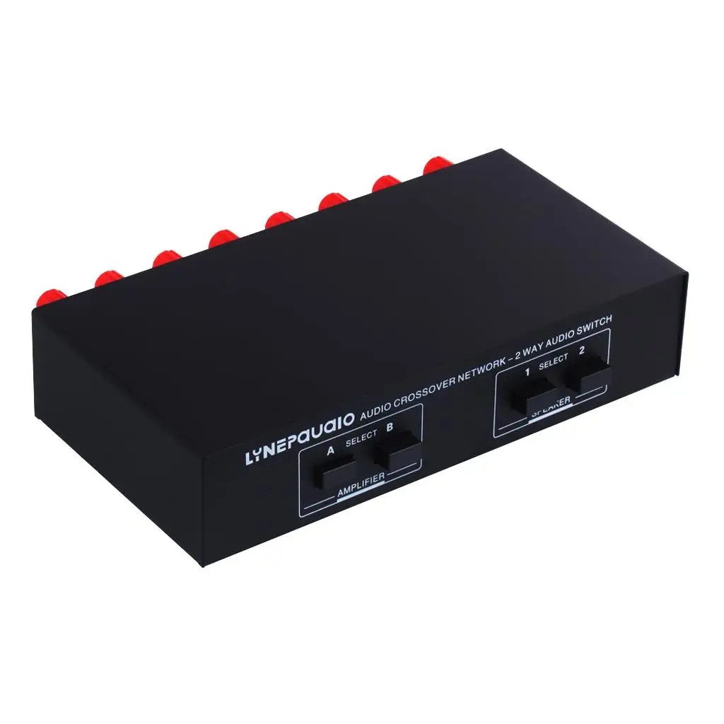 

Black Passive 2 Switcher Splitter Comparator Speaker Switch
