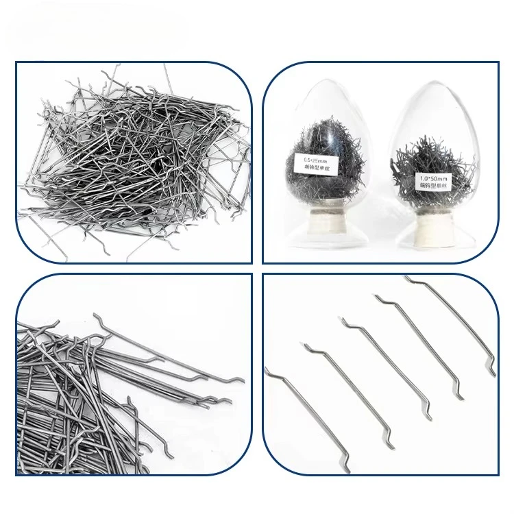 Shrinkage Crack Control Single Hooked End Steel Fiber for Highway Overlay