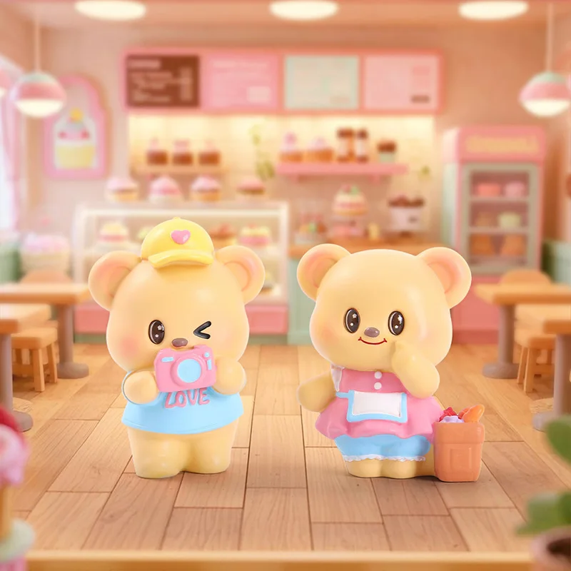 Mysterious Box Cute Adorable Pet Small Nose Butter Bear Blind Box Resin Home Desktop Decoration Exquisite Ornaments Small Gifts