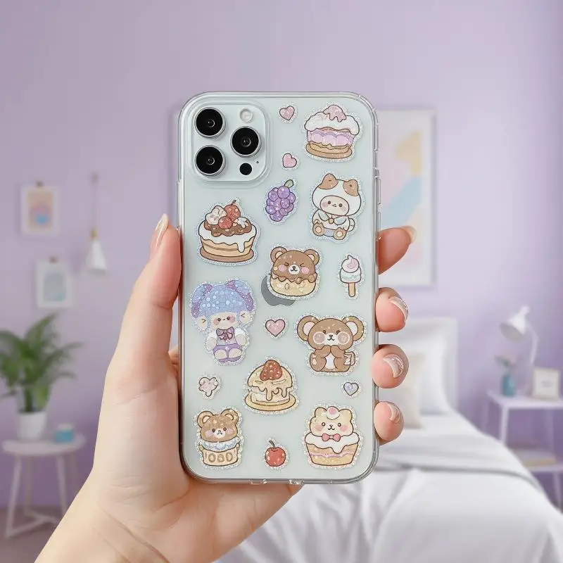 100pcs Cute Mini Stickers for Notebook Decorative Creative Sticker Set Scrapbook Planners Kids DIY School Accessories