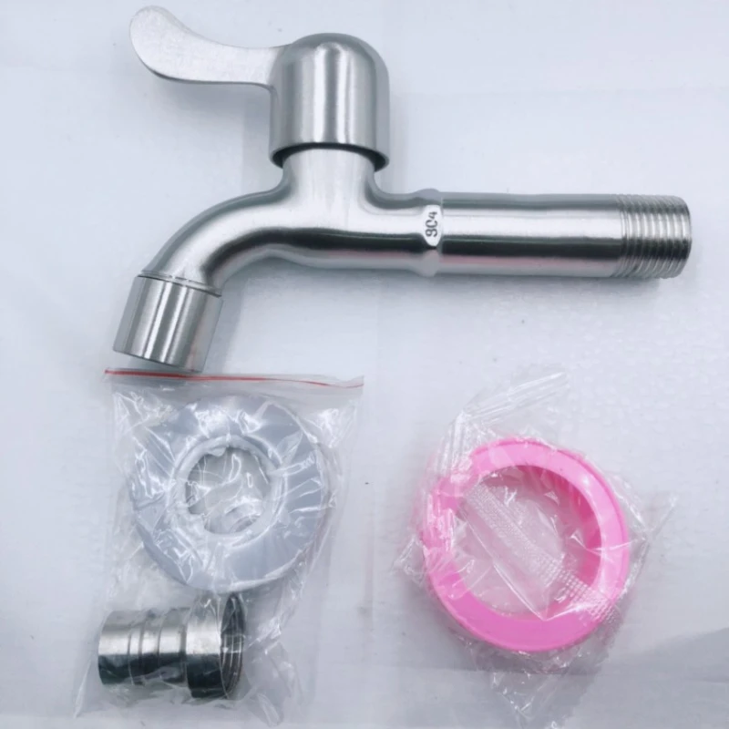 

Матовый уличный садовый смеситель из нержавеющей стали 304, настенный кран, садовая швабра для умывальника, удлиненный смеситель для сада