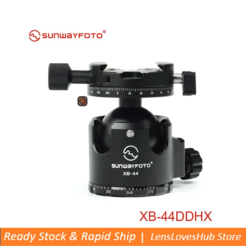

SUNWAYFOTO XB-44DDHX Low-Profile Professional Tripod Ball Head with Panoramic Clamp for DSLR Camera