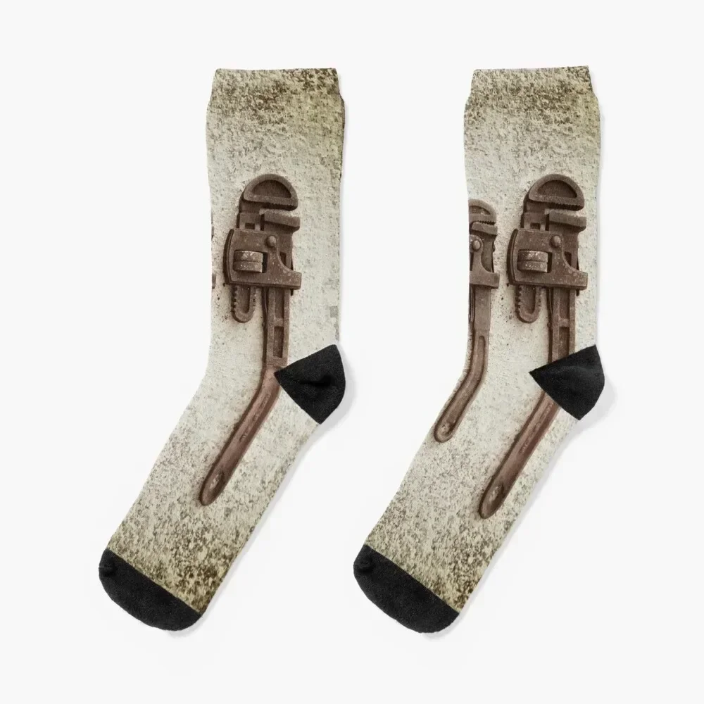 

Pipe Wrench Trio Socks snow Novelties gym set Socks Men Women's