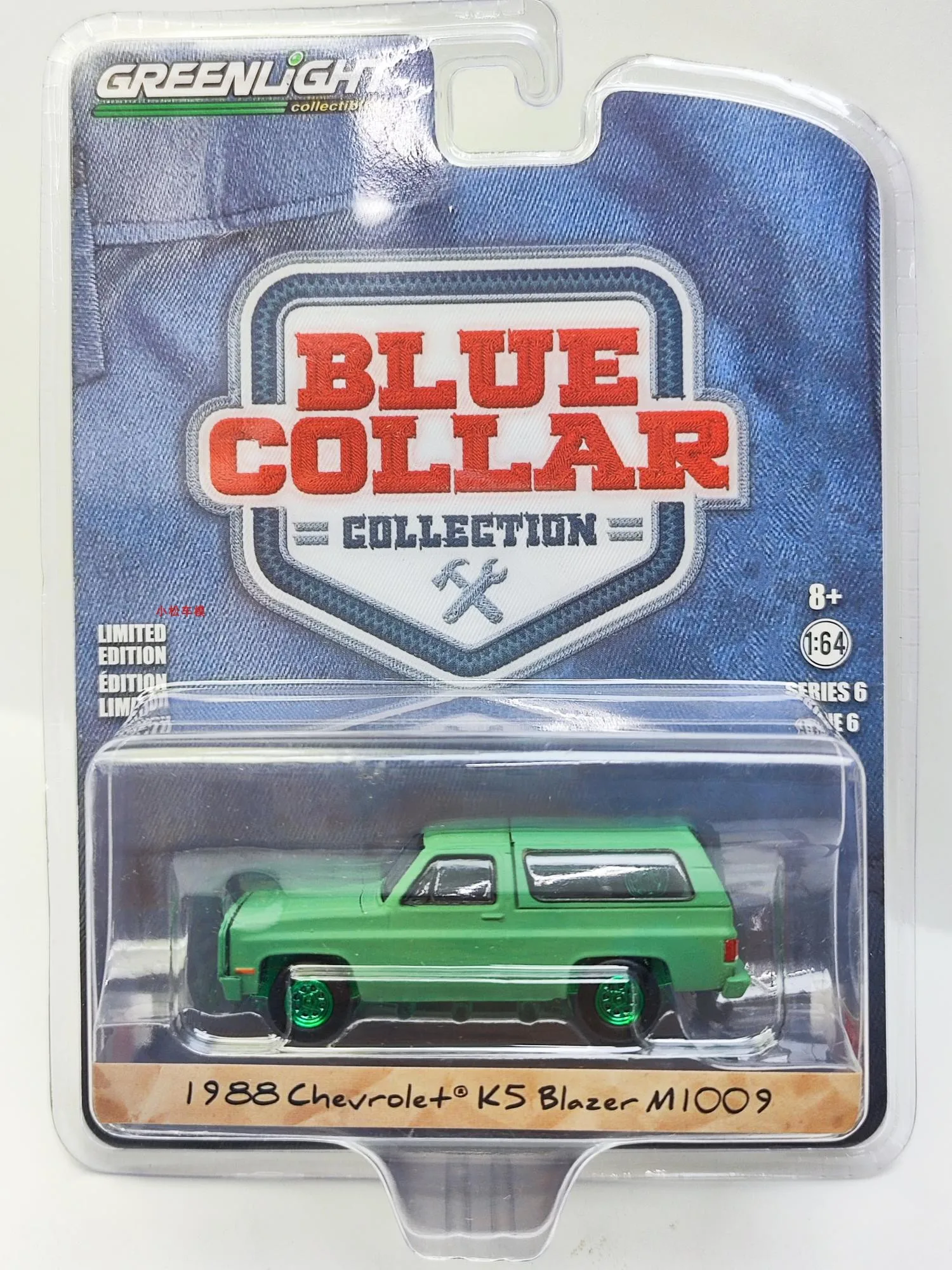 

GreenLight 1:64 1988 Chevrolet K5 Blaze-M1009 Высокая имитация сплава, модель автомобиля, Коллекционная игрушка, подарок, сувенир, украшение для дисплея