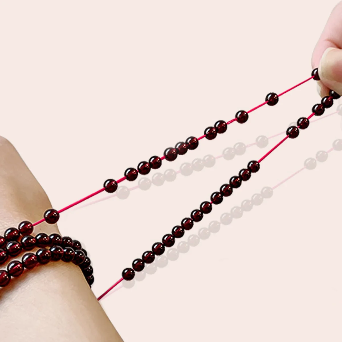 

100M Red Elastic String For Diy Jewelry Making Beads Wear-Resistant Craft Supply Cord Elastic Rope Accessory