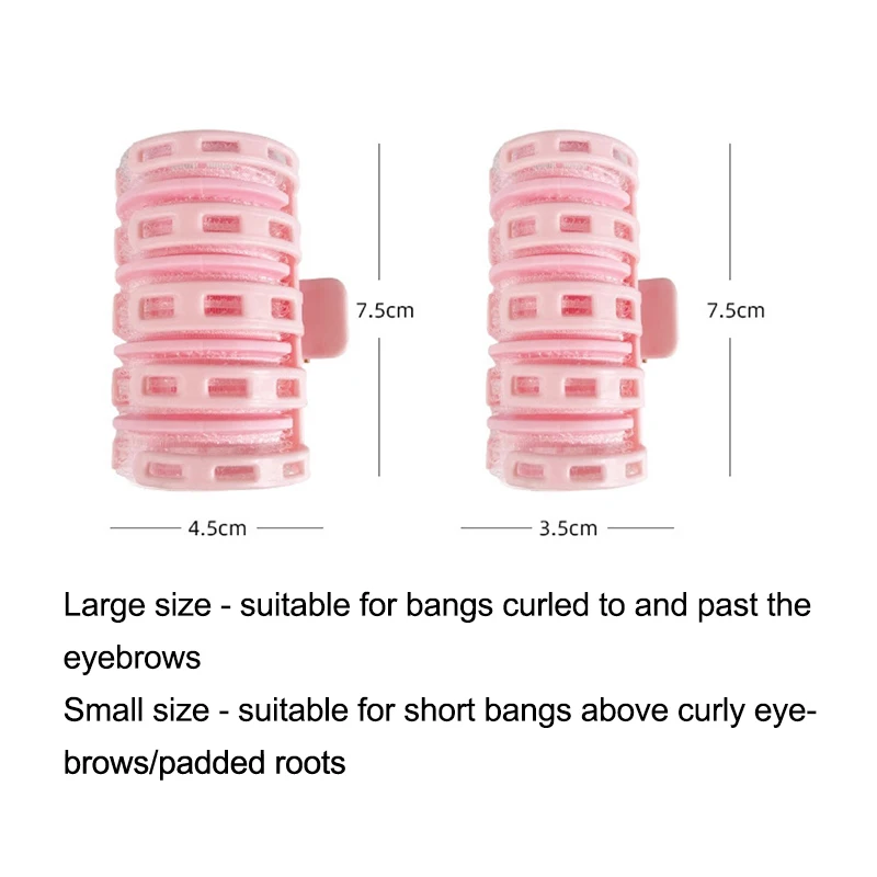 2-4Pcs Air Bangs Rollers Curlers DIY Styling Tools For Women Girls Natural Fluffy Hair Clip Curlers Wave Hair Hair Root Roller